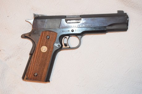 Hola
Vendo mi pistola COT 1911 National Match MI RANGE del calibre 38 WC
Fue la pistola más precisa prepara 02