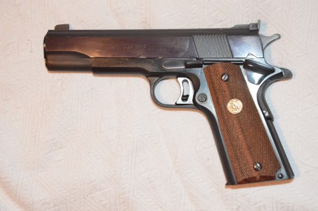 Hola
Vendo mi pistola COT 1911 National Match MI RANGE del calibre 38 WC
Fue la pistola más precisa prepara 01