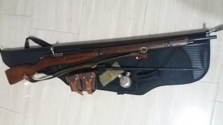 Vendo Mossin Nagat en muy buenas condiciones mecánicas y de madera, lo compre en armería Izquierdo junto 01