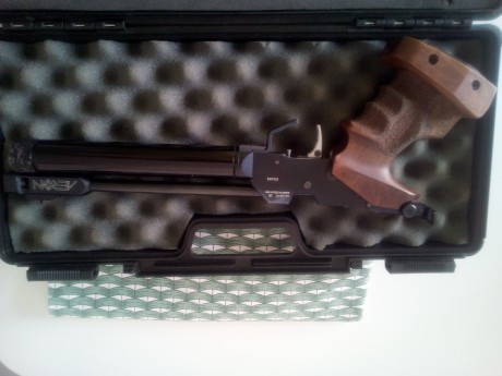 Vendo pistola Aeron con cacha talla M.
Dos botellas.
Herramientas.
maletin

PRECIO 300€ 02