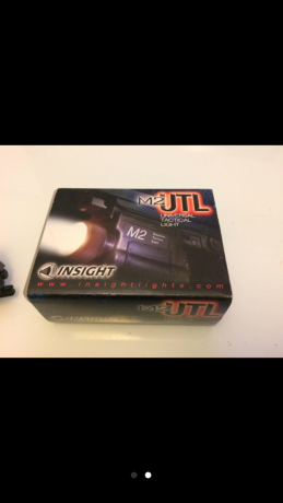 Vendo linterna tactica para pistola hk usp
Linterna insight m2 utl
50 euros 
Se acopla directamente en 00