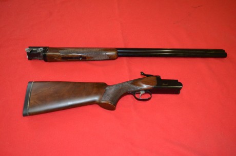 Hola.  Vendo escopeta superpuesta, de 74cm. de cañón, expulsora,  choques fijos de una y dos estrellas, 02