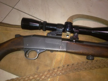 Se cambia por rifle en cal. superior o escopeta platera de mi interes.Extraordinaria arma en un calibre 51