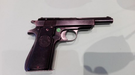 vendo pistola estar i calibre 7,65 inscrita en libro de coleccionista.precio 400 euros. contactar solo 02