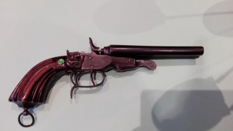 vendo pistola garrucha de dos caños calibre 11mm fabricada por broqua & scholberg inscrita en libro 01