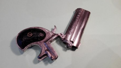 vendo pistola derringer calibre 44 anular fabricada en eibar año aprox 1870 inscrita en libro de coleccionista 00