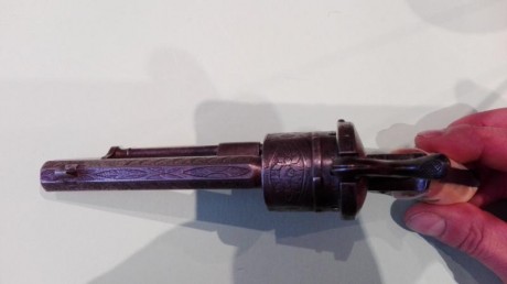 vendo revolver lefaucheux en muy buen estado de conservacion original calibre 7mm año aprox 1869 fabricacion 00