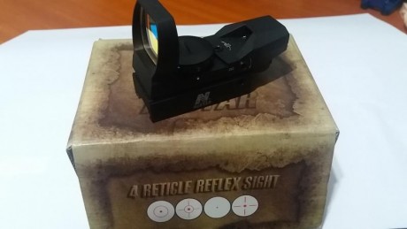 Vendo Holografico Ncstar Magnum 4 reticulas comprado en BR y nunca instalado,  esta completamente nuevo 02