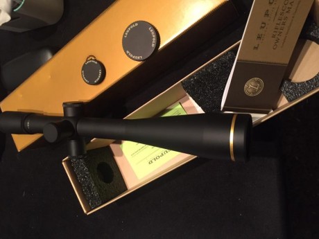 Visor Leupold Competition 40x45 1/8 target dot 30mm. matte. Prácticamente de estreno se vende por cese 00