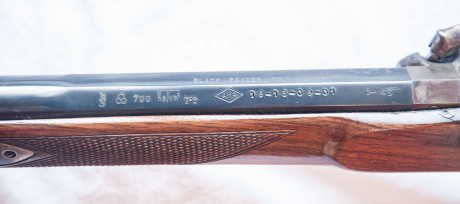 vendo rifle Rigby, cal 451 AMR del armero Antonio Marcos Relea con túnel ajustable y diopter; muy buen 00