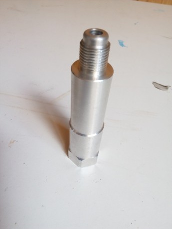 Adaptador largo para PCPear Umarex 850 sin necesidad de modificar la culata ni mecanizar nada.
Para sustituir 01