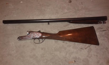 Vendo paralela victor sarasqueta en perfecto estado cañon corto 62 cm cañones a espejo.
precio 250 euros. 11
