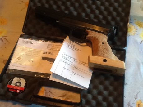 Cambio pistola de Aire comprimido para tiro olímpico , esta nueva , cacha anatómica para zurdo , me interesaría 00