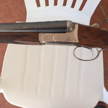 Vendo o cambio paralela Beretta 471 comprada en febrero, tiene 71 de caño, tres y una estrella, expulsora 00
