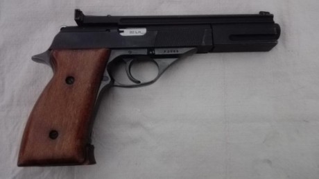 Vendo Astra TS 22 LR, comprada por capricho, en perfecto estado, el arma esta en Barcelona.

Un saludo 01