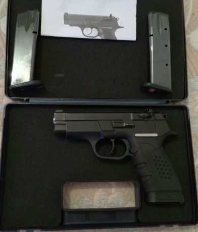 Buenas tardes compañeros, un amigo me a pedido que ponga a la venta su pistola Compact SP3 del calibre 02