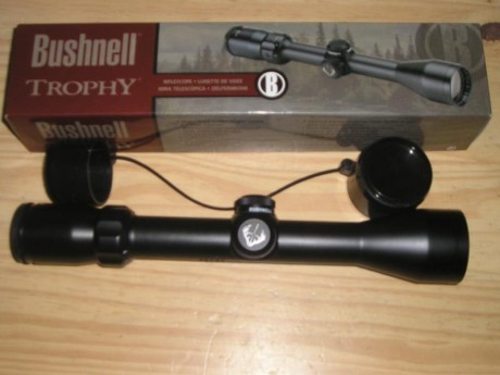Vendo Bushnell Trophy 1,5-6-44 es nuevo a estrenar, no se ha usado, ni puesto anillas siquiera, lo compre 12