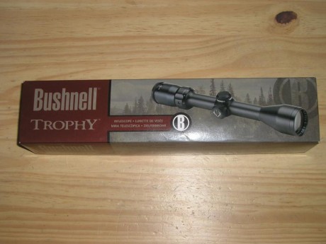 Vendo Bushnell Trophy 1,5-6-44 es nuevo a estrenar, no se ha usado, ni puesto anillas siquiera, lo compre 10