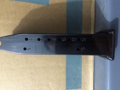 Vendo cargador original para la Walther P-99, calibre 9mm, metálico , 15 cartuchos.

Precio   30 €  . 01