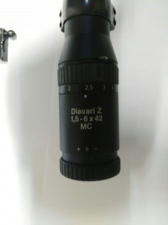 Un amigo me ha pedido que ponga en venta este visor ZEISS DIAVARI Z   1,5-6X42  MC , usado pero en perfecto 01