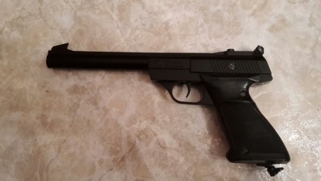 En venta o cambio a convenir, pistola aire comprimido botellas de CO2 modelo PODIUM 284 calibre 4,5.
El 10