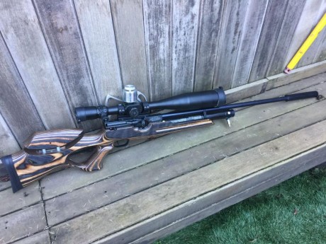 Vendo pcp Weihrauch 100T FSB laminada calibre 4.5 comprada en Mundilar este año con garantia de fabrica, 32