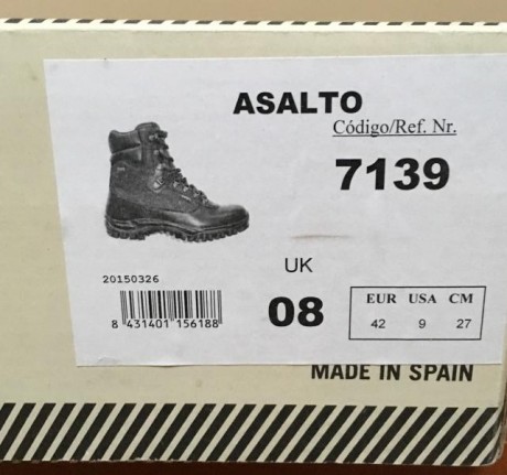 Vendo botas bestard asalto nuevas, nunca usadas lo mejor en botas tácticas.
Precio 95€ entrega en mano 10