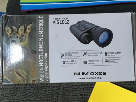 Cambio monocular de vision nocturna  por visor 1.5-6x40 o similar.
NUM-axes modelo VIS 1012
Lámpara infrarrojo, 01
