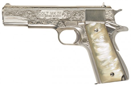 Colt 1911 Original MKIV Serie 80 burilada calibre 45ACP... Inscrita en libro de coleccionista pero se 30