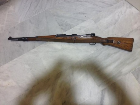 VENDIDO
Para hacer sitio en el armero, vendo k98 original en calibre 8x57, con sus marcajes de la  Wehrmacht. 02