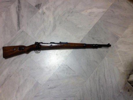 VENDIDO
Para hacer sitio en el armero, vendo k98 original en calibre 8x57, con sus marcajes de la  Wehrmacht. 01