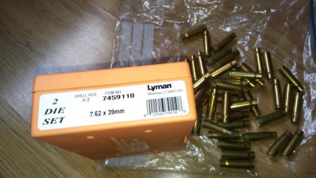 Cambio Dies 7,62X39 (Lyman) están como nuevos, sólo han recalibrado las vainas de las fotos, por die sólo 01