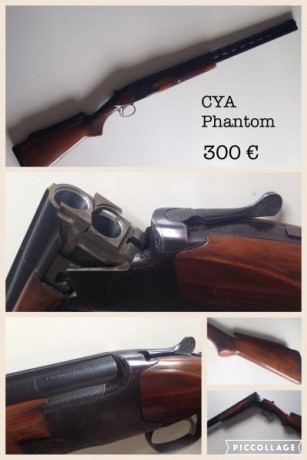 Venta de escopeta del 12 CYA Phantom. Muy buen estado
300 €
Si precisa más fotografías no dude en solicitarlas.
Puede 00