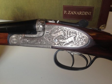 Lote de dos rifles Zanardini mod. Oxford y König 403. Paralelo y superpuesto
Ambos cal. 9,3 x 74. Único 01