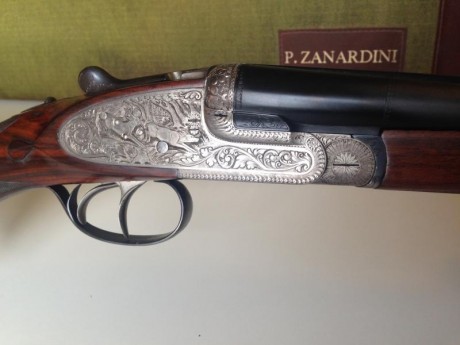 Lote de dos rifles Zanardini mod. Oxford y König 403. Paralelo y superpuesto
Ambos cal. 9,3 x 74. Único 00