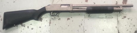Buenas.

Vendo escopeta Mossberg 500 Mariner.
Es la que lleva el acabado Marinecote, muy resistente y 00