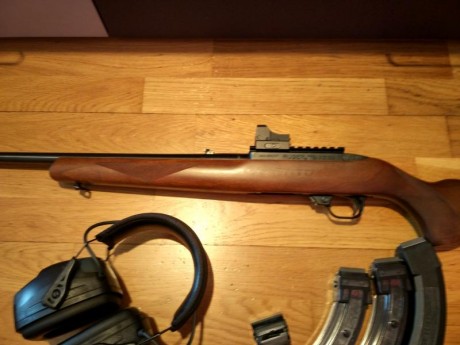 Vendo carabina del 22 ruger 10/22 practicamente nueva, la entrego con 3 cargadores de 25 cartuchos cada 00