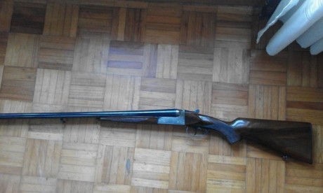 Escopeta Erbi, calibre 12/70, cañones de 71 ctms., chokes  * y ***, muy buen estado general, perfecta 102