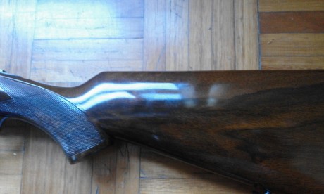 Escopeta Erbi, calibre 12/70, cañones de 71 ctms., chokes  * y ***, muy buen estado general, perfecta 101