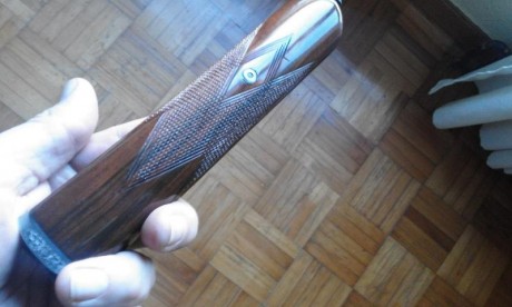 Escopeta Erbi, calibre 12/70, cañones de 71 ctms., chokes  * y ***, muy buen estado general, perfecta 121