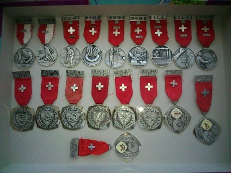 Hola. Vendo colección de medallas suizas relacionadas con el tiro y varias temáticas.
Se venden por lotes 02
