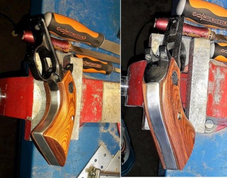 Recientemente he comprado en el foro un Ruger Old Army en acero al carbono pavonado. En las fotos del 151