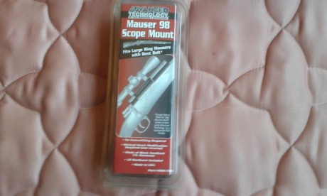 Vendo monturas nuevas para fusiles tipo Máuser 98 y copias , Se montan sin modificar el fusil original 01