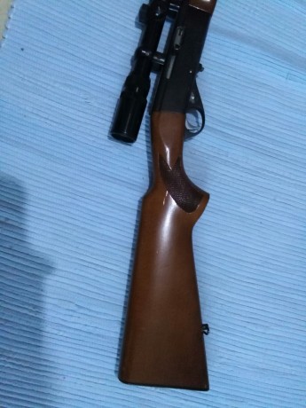 PUES ESO UN AMIGO PONE A LA VENTA UNA CARABINA MAROCCHI CON VISOR CON CARGADOR DE 15 DISPAROS 
PRECIO 00