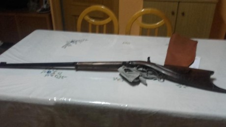 Por pesar demasiado para mi y con dolor de corazón vendo este rifle fuera de serie .Repito fuera de serie..su 10