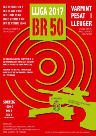 Segunda edición de la Liga BR 50, en el Club de Tiro Precision Manresa. 00