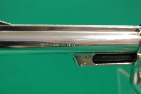 Revolver Astra CTG en calibre 357 magnun con cañon de 6" pulgadas, acabado nikel y pavon , cachas 11