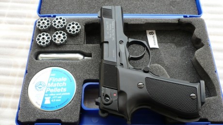 Un saludo al foro.
Pongo en venta una pistola Walter CP88 con 5 cargadores y 80 botellas de 12gr de Co2 00