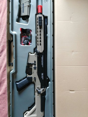 Vendo ics cxp ape con poco uso por 300€. El fusil tiene cambiado el muelle para ajustarlo a la velocidad 01