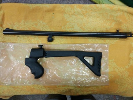 Todos los accesorios son para Mossberg 500, están prácticamente sin uso y 100% operativos y compatibles.

-Paquete 01
